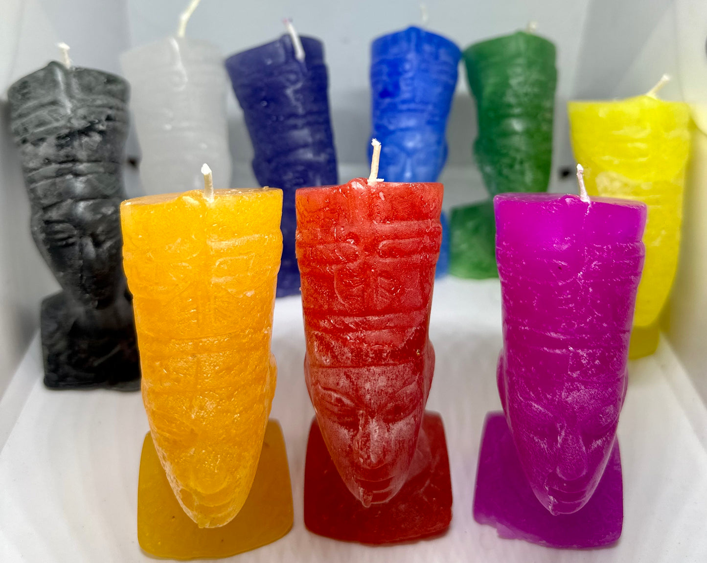 Queen Nefertiti Candles.