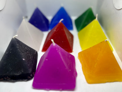 Pyramid candles