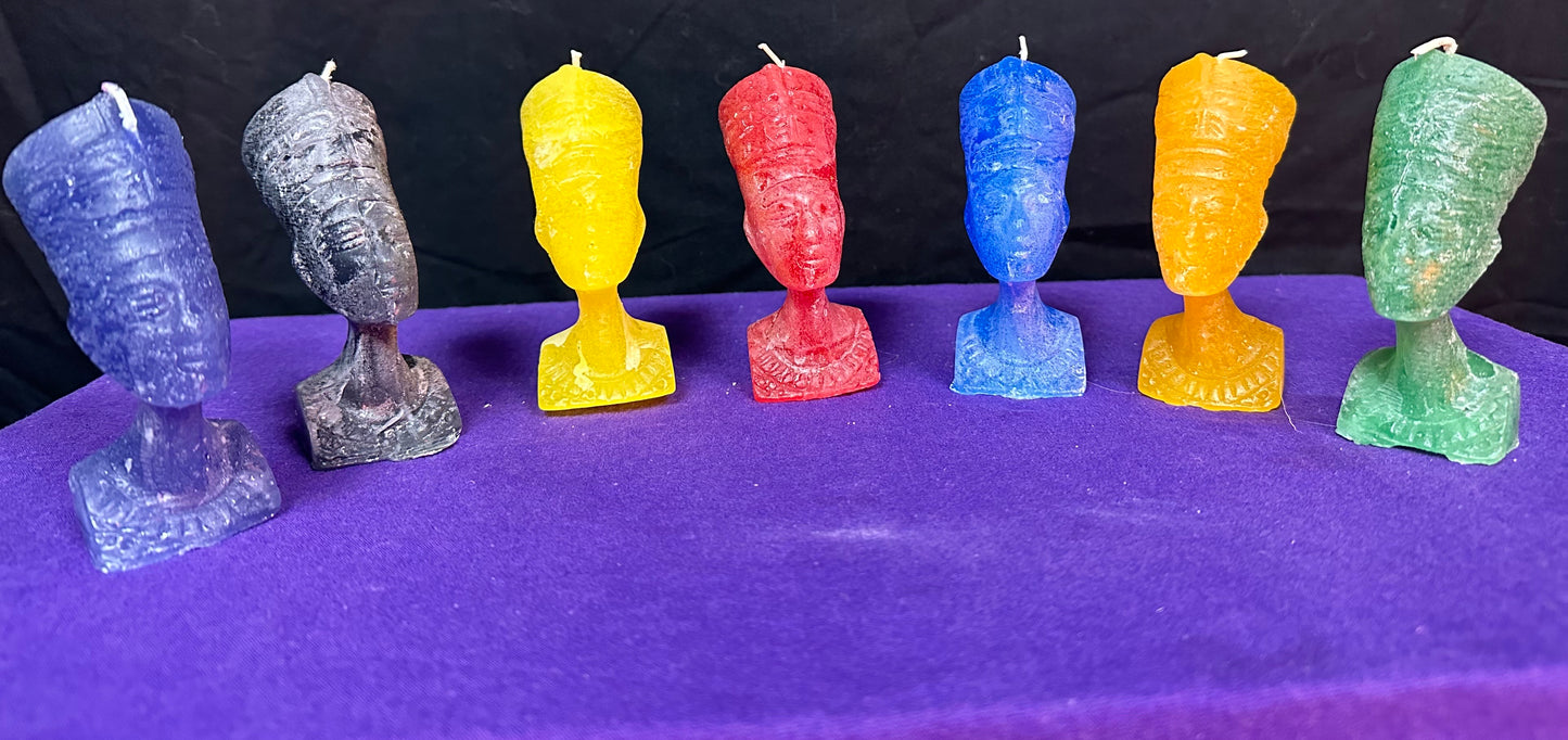 Queen Nefertiti Candles.